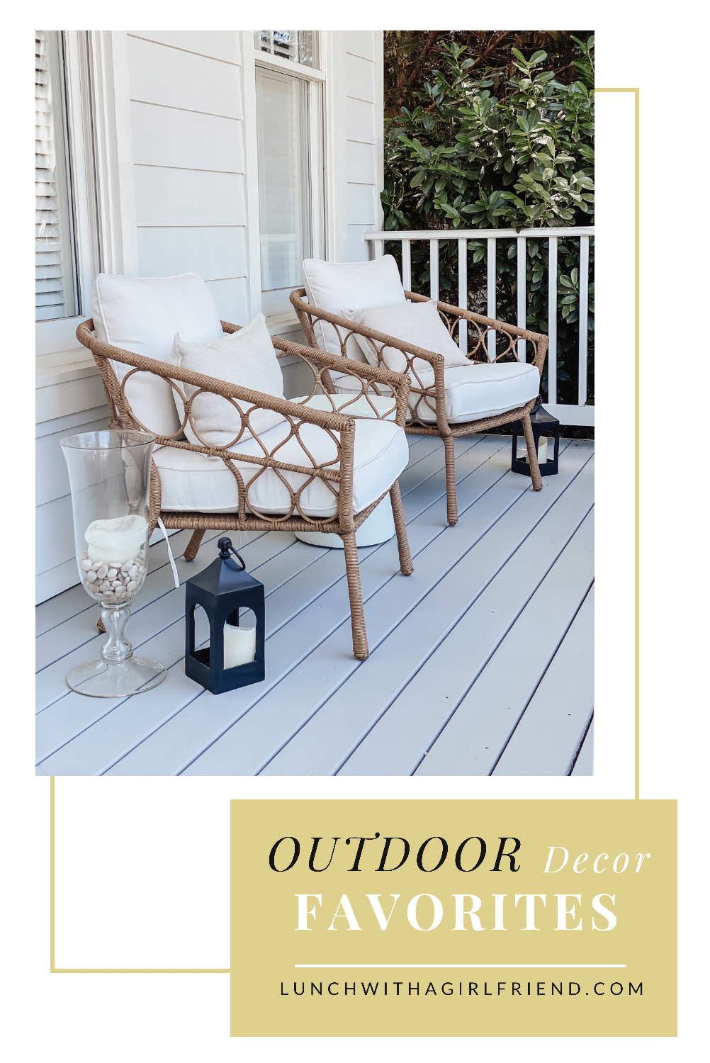 My Favorite Pieces For Outdoor Living Spaces