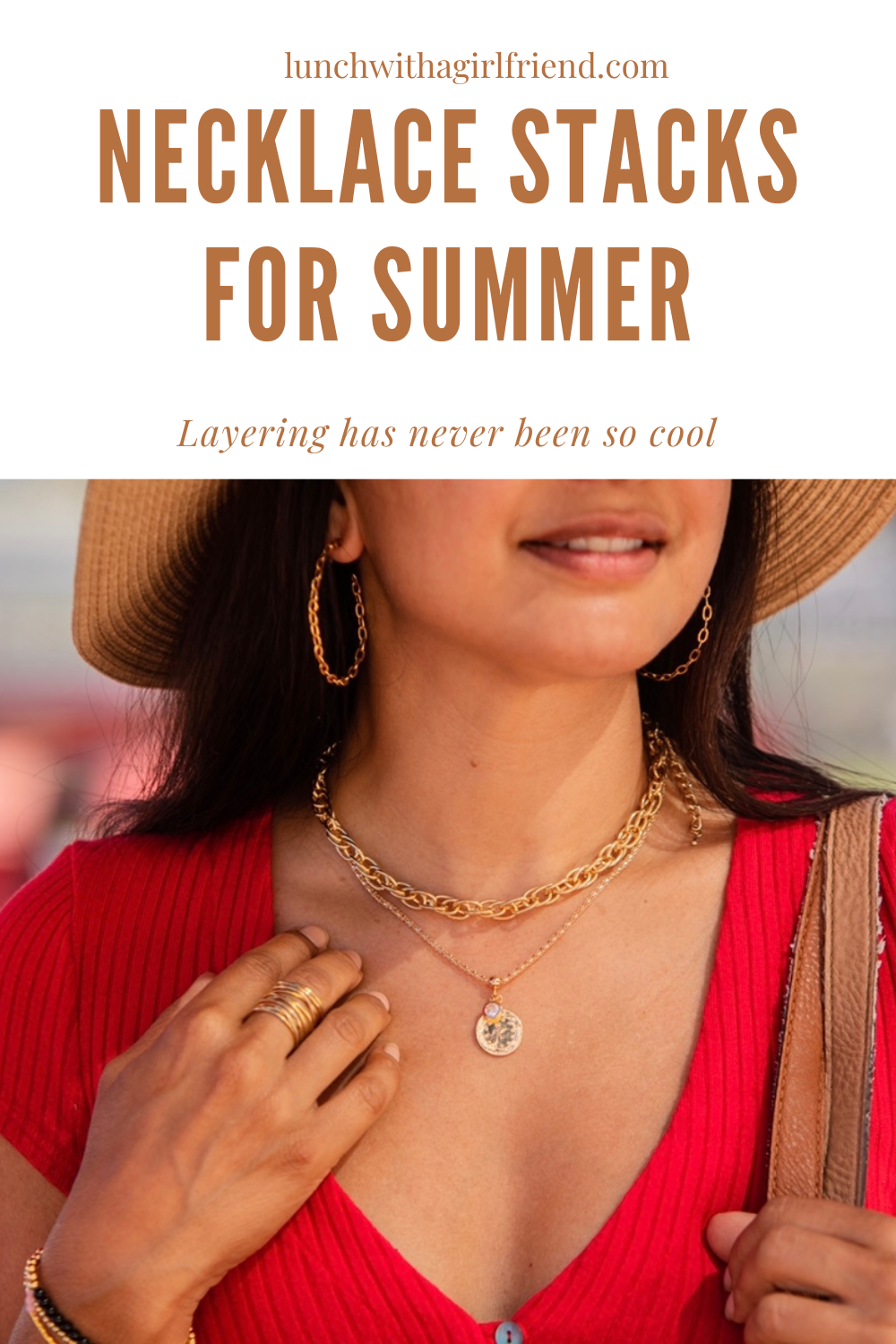 How To Create Necklace Layers For Summer Outfits